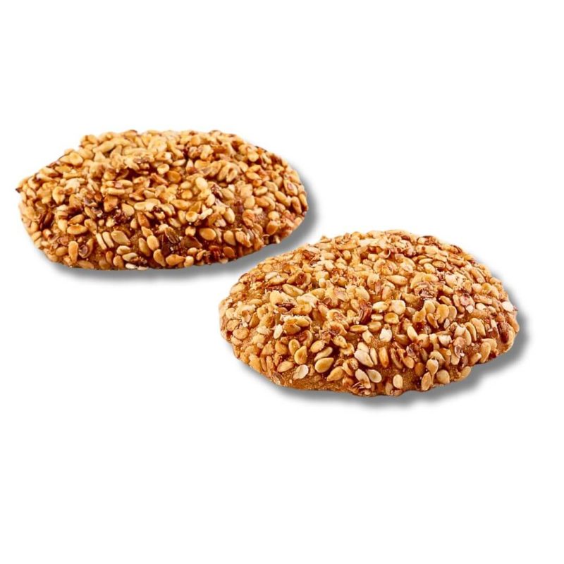 Zalatimo Sweets Sesame and Butter Cookies 0.75 kg Round Tin Can | AlbazaarMarket.com