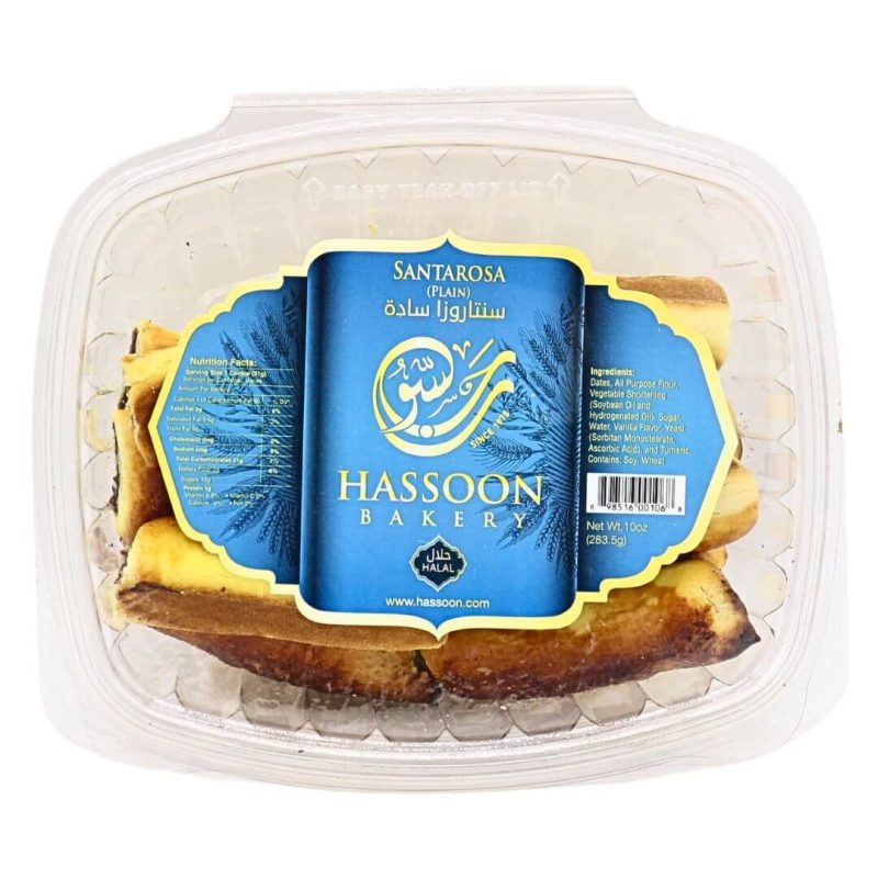 Santarosa Dates Cookies Plain 10 oz. Hassoon Bakery | AlbazaarMarket.com