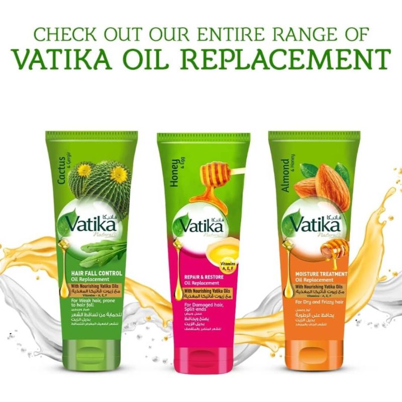 Vatika Naturals Cactus & Gergir Hair Fall Control Oil Replacement 200ml | AlbazaarMarket.com
