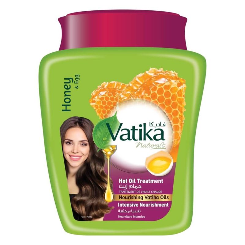 Vatika Naturals Honey & Egg Intensive Nourishment Hot Oil Treatment 500g | AlbazaarMarket.com