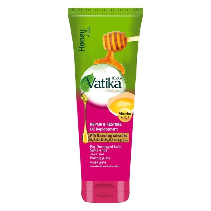 Vatika Naturals Honey & Egg Repair & Restore Oil Replacement 200ml | AlbazaarMarket.com