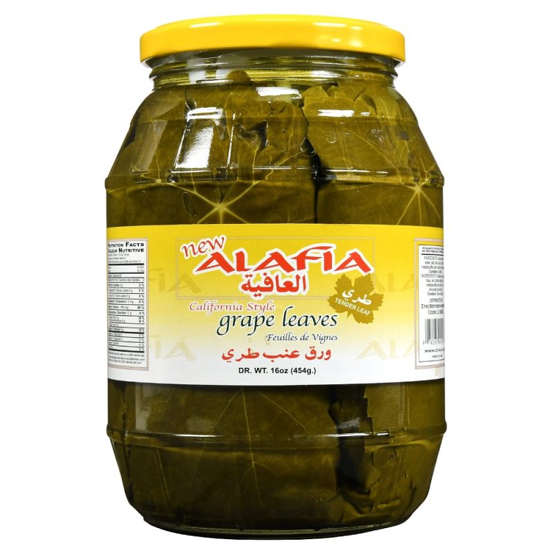 Al Afia Grape Leaves California Style 16 Oz ورق عنب طري - العافية