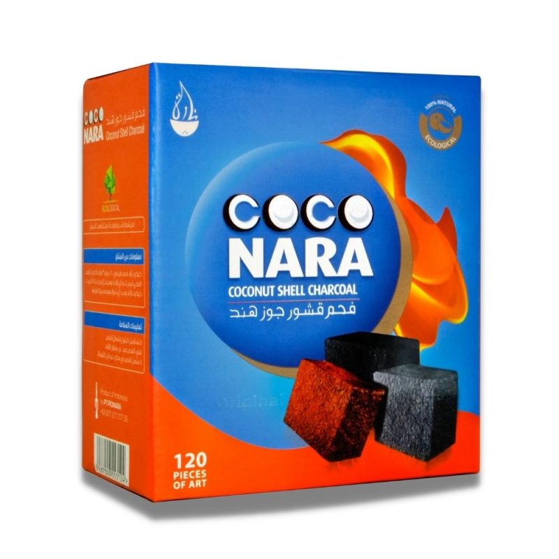 Coco Nara Natural Coconut Charcoal 120 Count | AlbazaarMarket.com