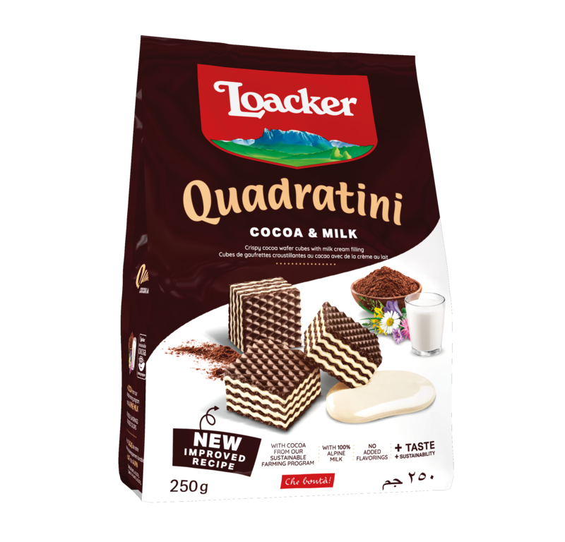 Loacker Quadratini Chocolate 250g