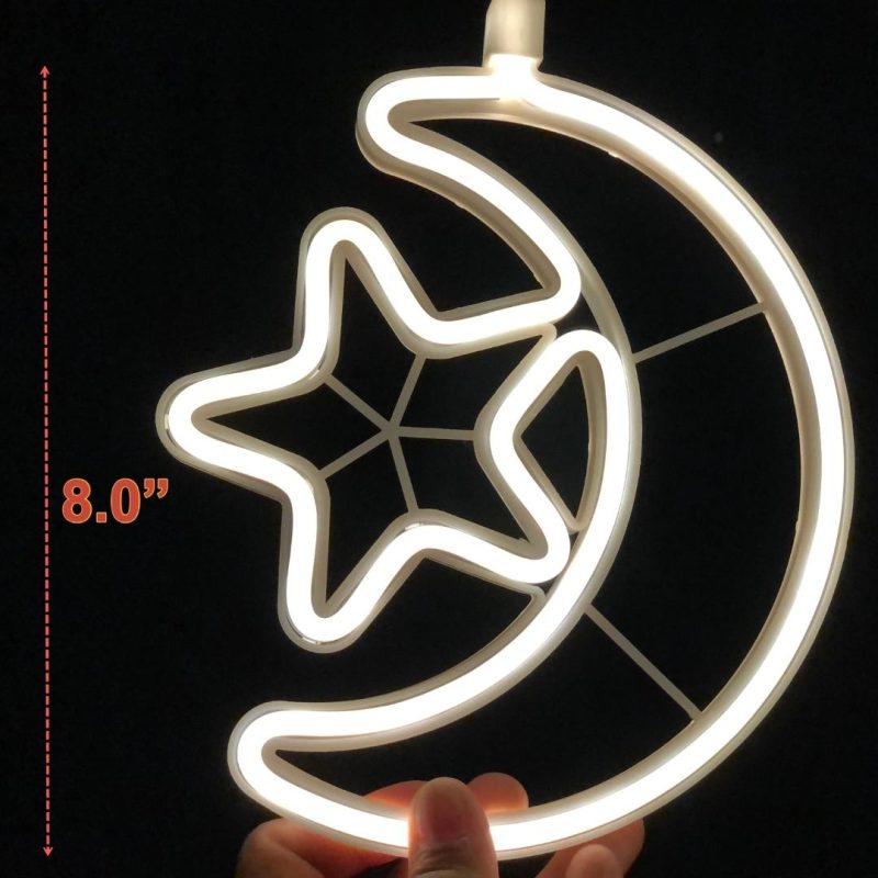 ramadan-moon-star-neon-warm-white-lights-9pcs-set2