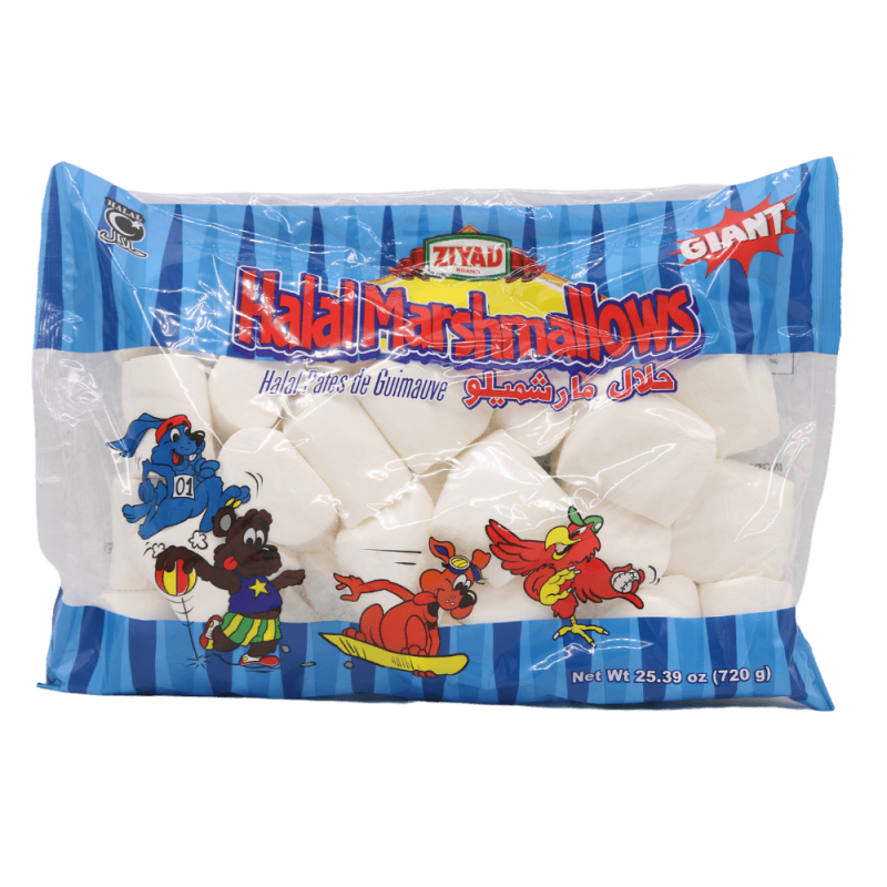 Halal Giant Marshmallows 750g by Ziyad Brand | AlbazaarMarket.com