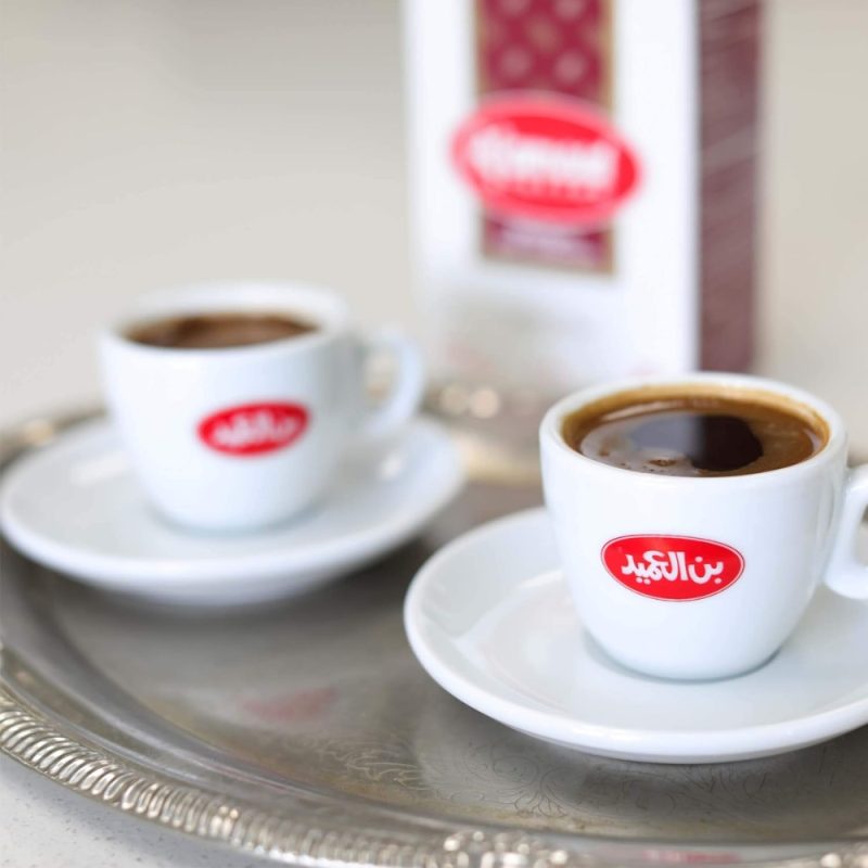 Al Ameed Medium Roast Ground Coffee with Cardamom 8 oz | AlbazaarMarket.com
