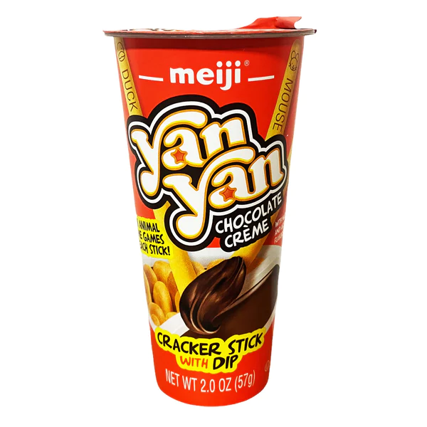 Meiji Yan Yan Chocolate Crackers Stick 57g
