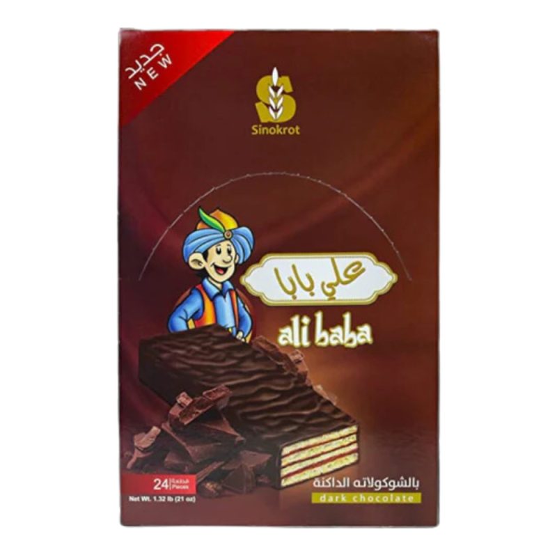 Ali Baba Dark Chocolate Wafer 600g by Sinokrot | stg-albazaarmarket-staging.kinsta.cloud