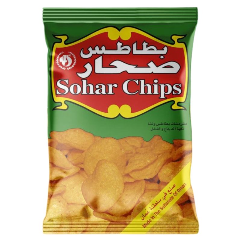 Sohar Chips Chicken & Chili Flavor Potato Chips 100g | AlbazaarMarket.com