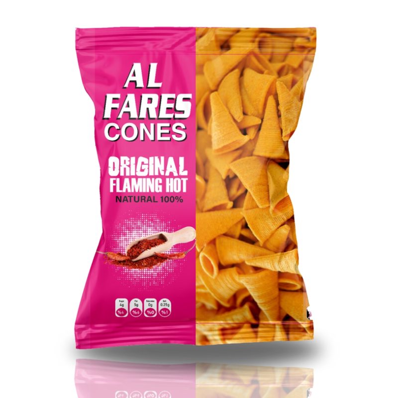 Al Fares Flaming Hot Cones 300g | Albazaar Market