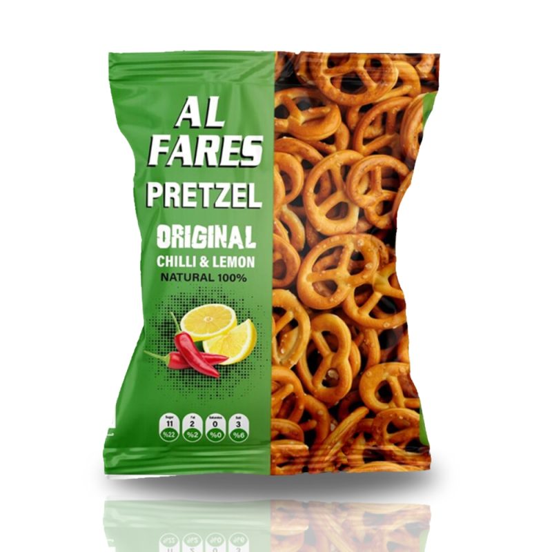 Al Fares Pretzels Chili & Lemon Flavored 300g