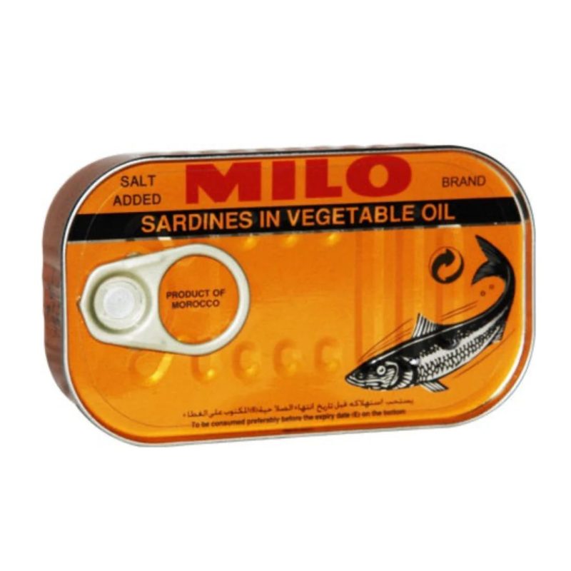 Milo Sardines in Vegetable Oil 125g | AlbazaarMarket.com