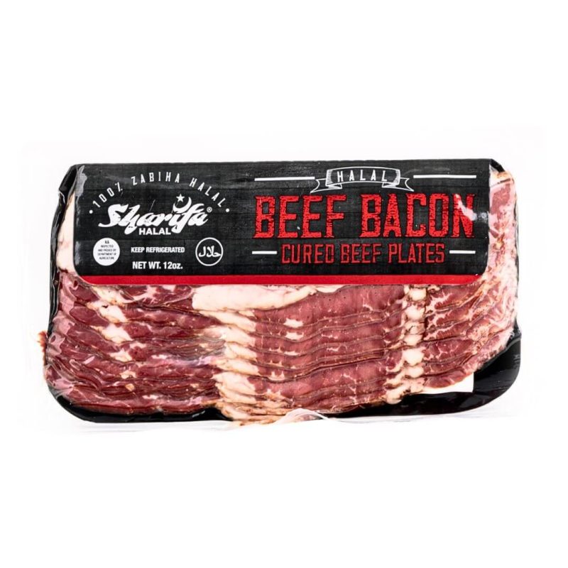 Halal Beef Bacon 10 oz Sharifa Halal | AlbazaarMarket.com
