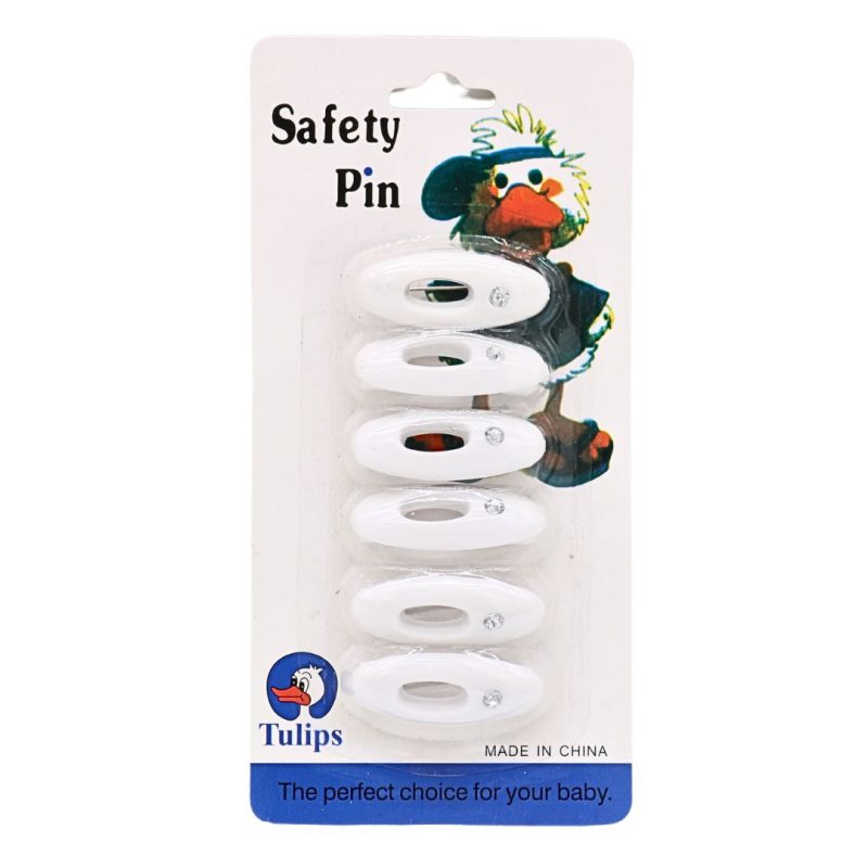 Hijab Safety Pin White Brooch | AlbazaarMarket.com