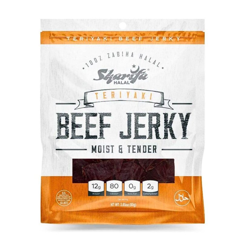 Sharifa Halal Beef Jerky Teriyaki 80g | Shop At stg-albazaarmarket-staging.kinsta.cloud