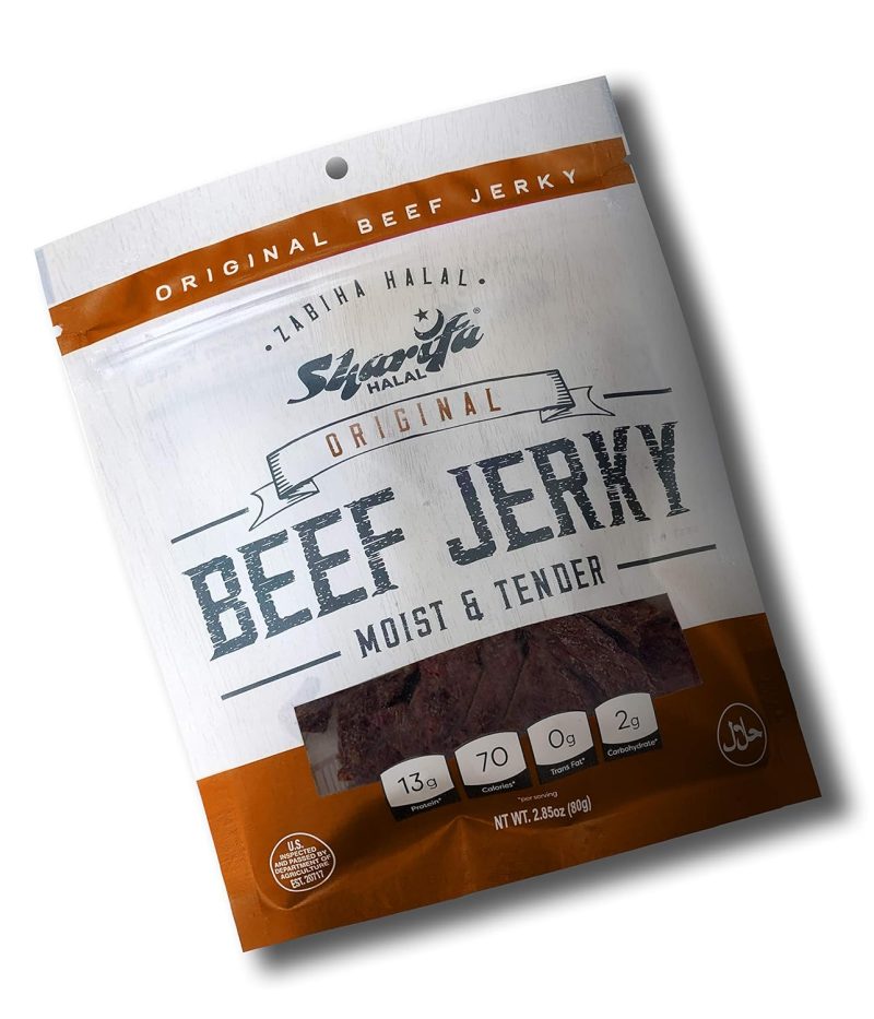 Sharifa Halal Original Beef Jerky 80g | AlbazaarMarket.com