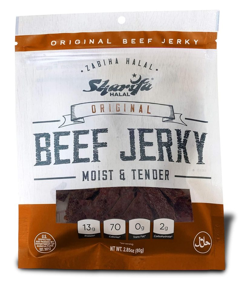 Sharifa Halal Original Beef Jerky 80g | AlbazaarMarket.com