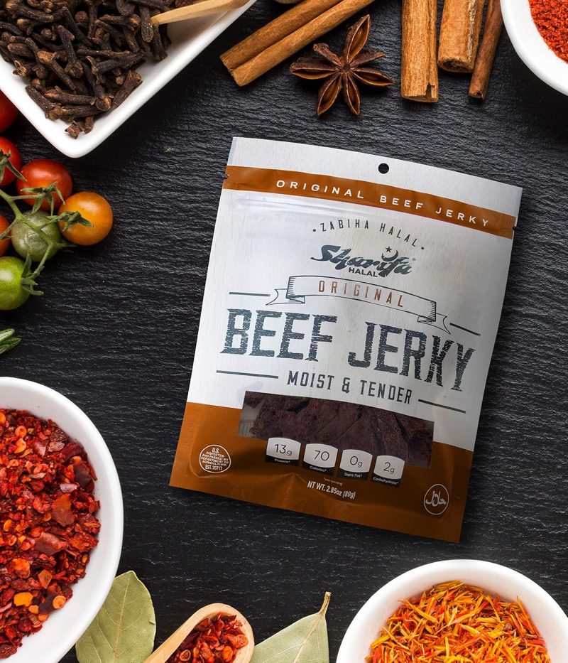 Sharifa Halal Original Beef Jerky 80g | AlbazaarMarket.com