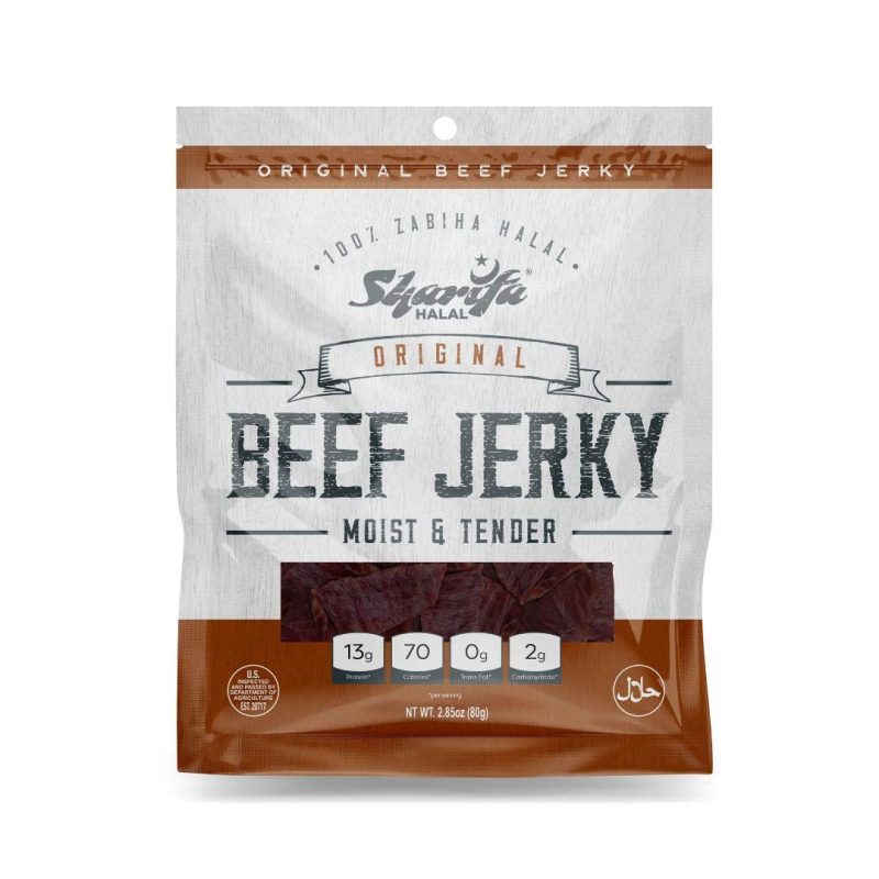 Sharifa Halal Original Beef Jerky 80g | AlbazaarMarket.com
