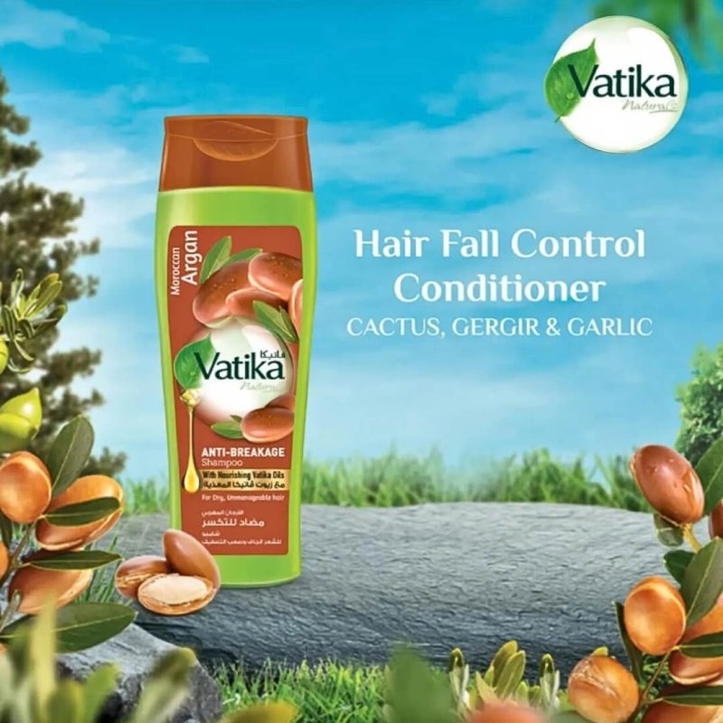 Vatika Naturals Moroccan Argan Anti-Breakage Shampoo 400ml | AlbazaarMarket.com