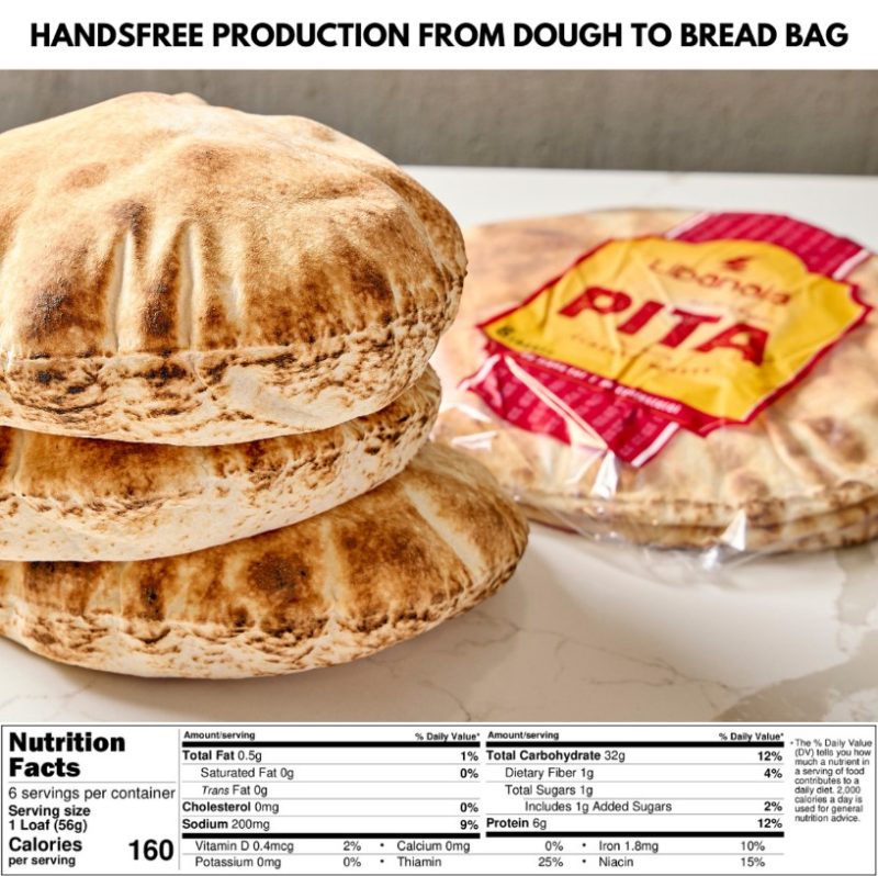 Libanais 10" Classic White Traditional Lebanese Pita Bread 3 Pack | stg-albazaarmarket-staging.kinsta.cloud