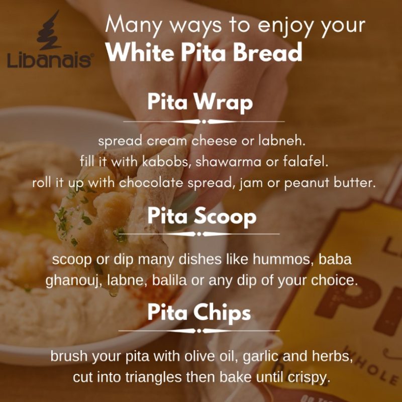 Libanais 10" Classic White Traditional Lebanese Pita Bread 3 Pack | stg-albazaarmarket-staging.kinsta.cloud