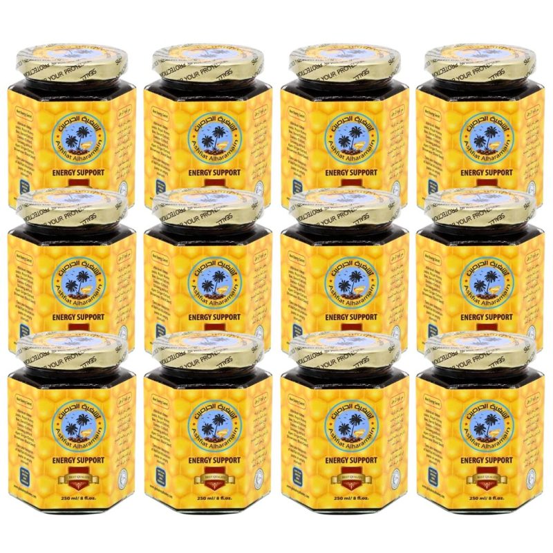 Ashfiat Alharamain Honey Energy Support for Men 250 ml 12 Jars | stg-albazaarmarket-staging.kinsta.cloud