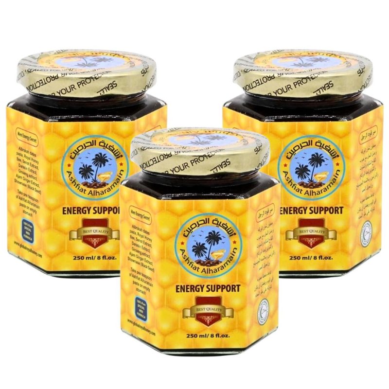 Ashfiat Alharamain Honey Energy Support for Men 250ml | AlbazaarMarket.com