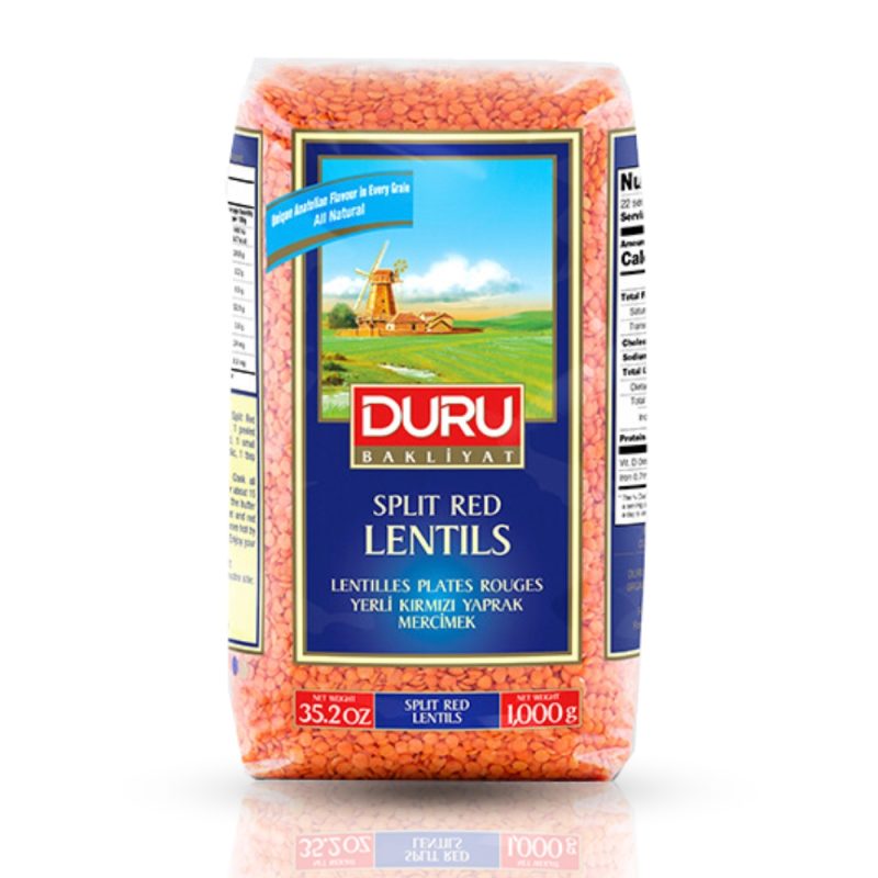 Duru Split Red Lentils 1Kg