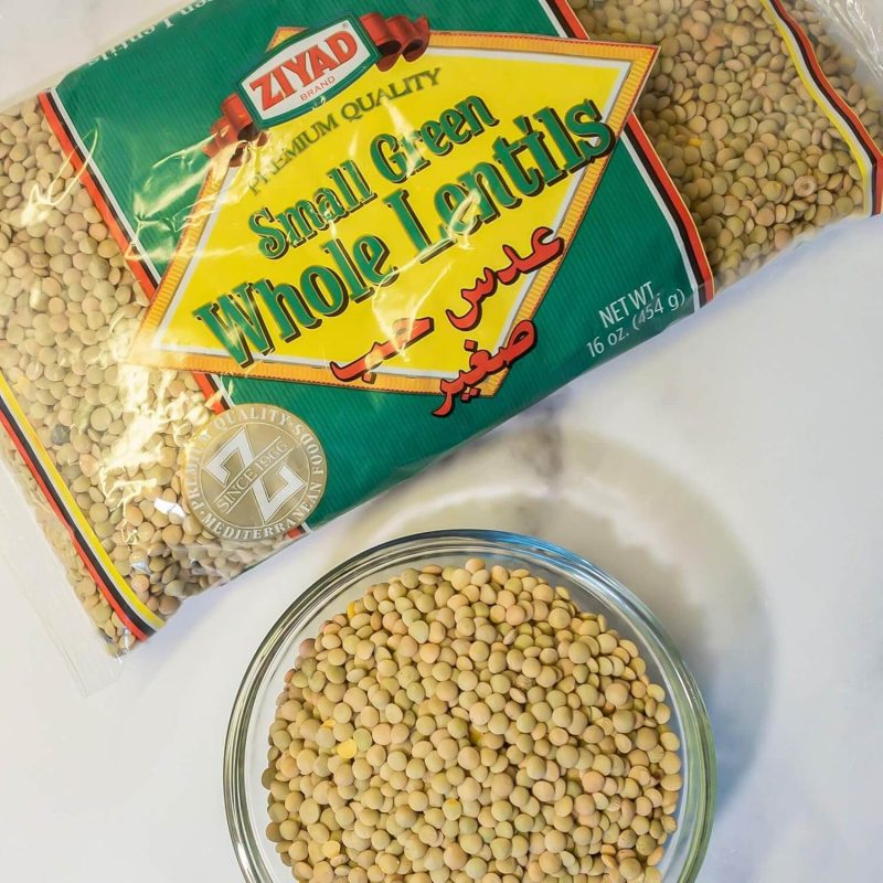 Ziyad Small Green Whole Lentils 16 oz | stg-albazaarmarket-staging.kinsta.cloud