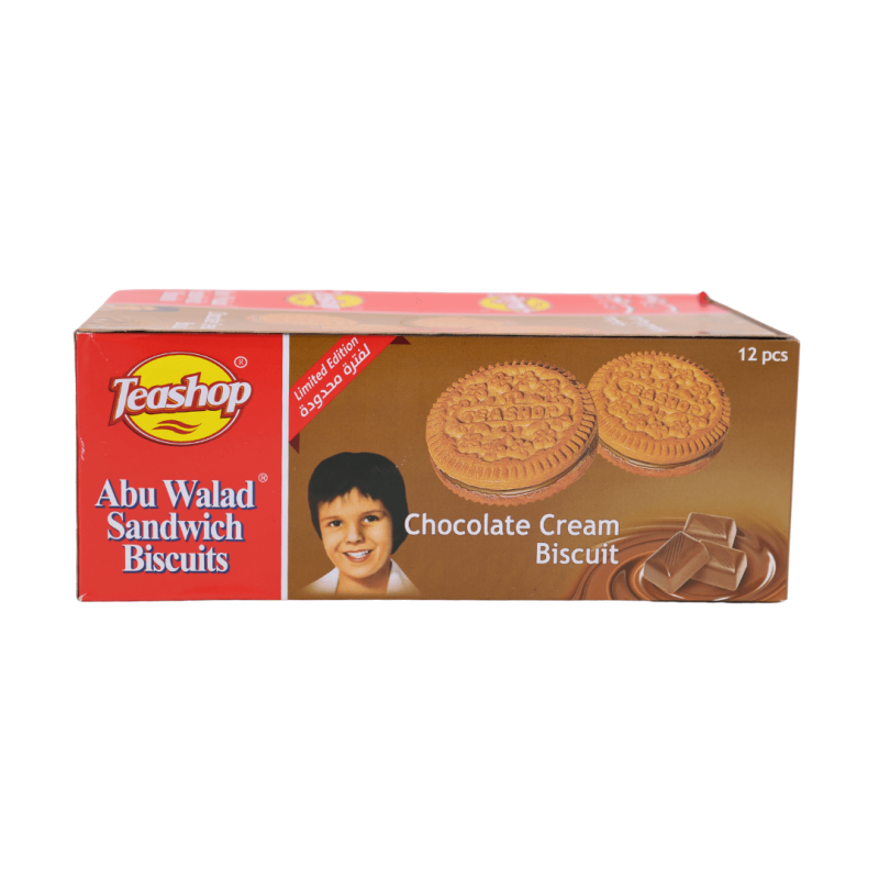 Teashop Abu Walad Sandwich Biscuits 12pcs 360g | stg-albazaarmarket-staging.kinsta.cloud