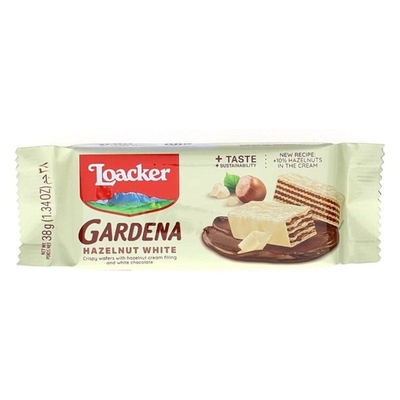 Loacker Gardena Hazelnut White Wafer 38g | stg-albazaarmarket-staging.kinsta.cloud