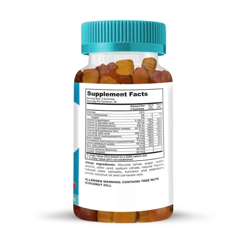 Mina Vitamins Kids Halal Multivitamin Gummies 90 Count | stg-albazaarmarket-staging.kinsta.cloud