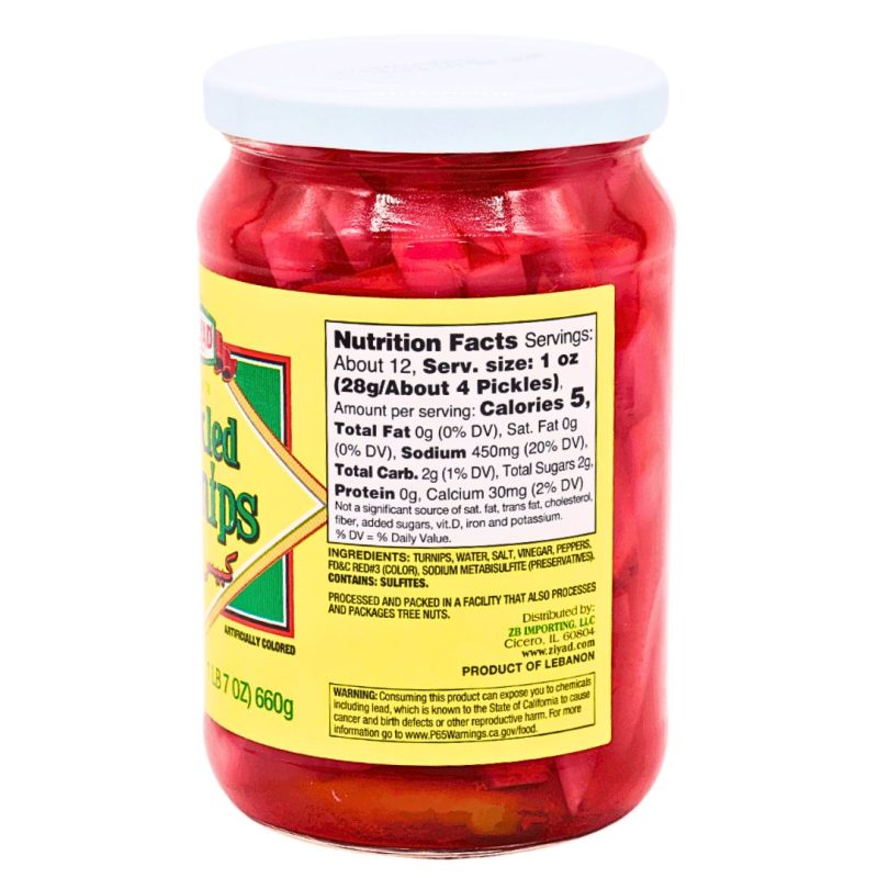 Ziyad Pickled Turnips 660g | stg-albazaarmarket-staging.kinsta.cloud