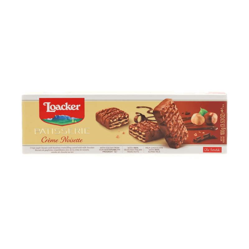 Loacker Patisserie Crème Noisette 100g | stg-albazaarmarket-staging.kinsta.cloud