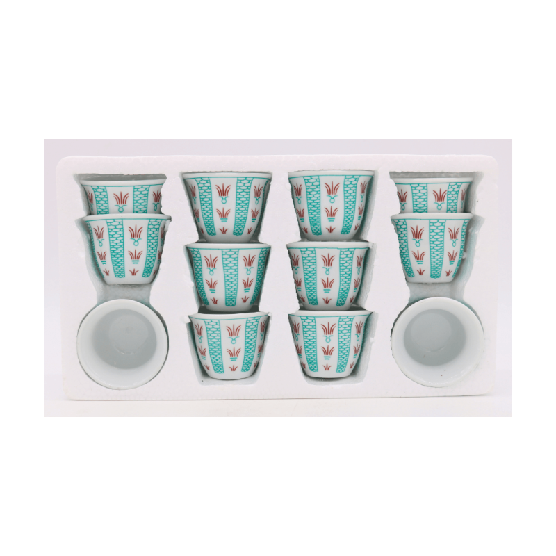 Set of 12 Vintage Turkish Coffee Cups | stg-albazaarmarket-staging.kinsta.cloud