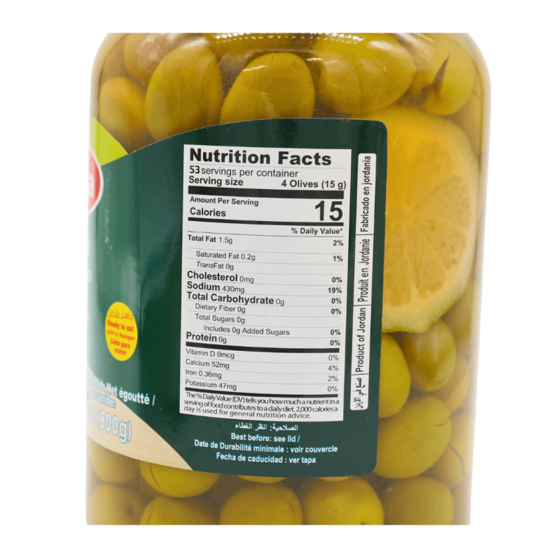 Durra Green Olives 650g | 45.9oz | stg-albazaarmarket-staging.kinsta.cloud