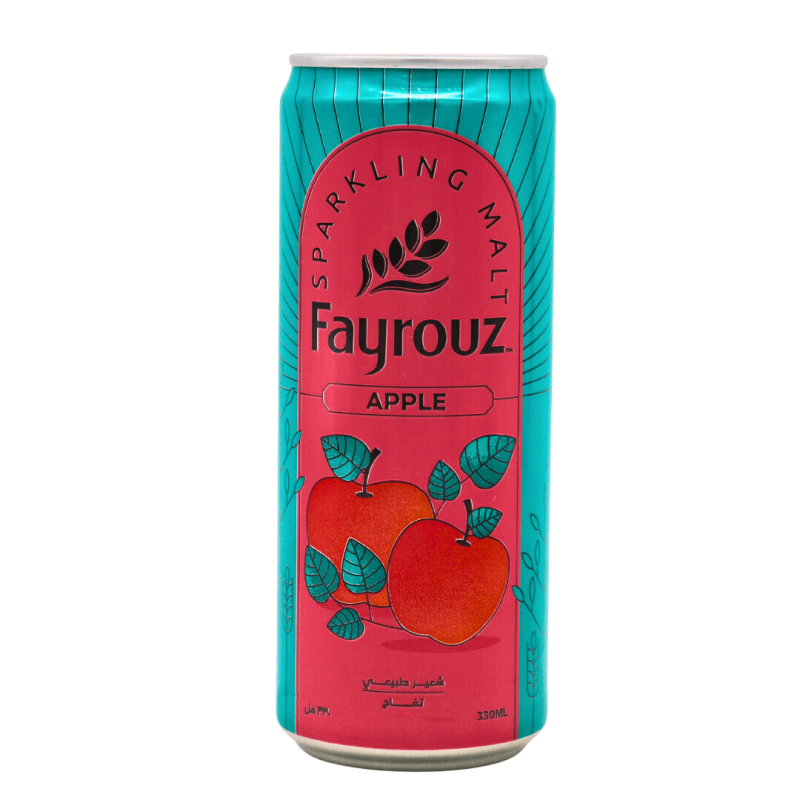 Fayrouz Apple Sparkling Malt 330ml | stg-albazaarmarket-staging.kinsta.cloud