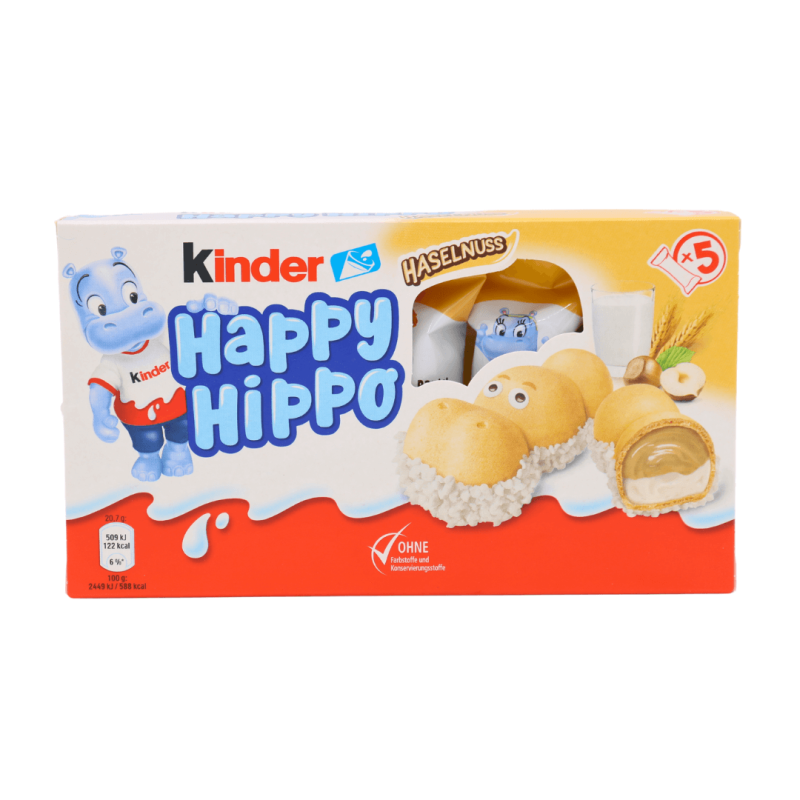 Kinder Happy Hippo Haselnuss 100g (5x20.7g)