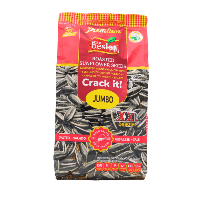 Roasted Sunflower Seeds Jumbo by Can Besler Nuts 256g | stg-albazaarmarket-staging.kinsta.cloud