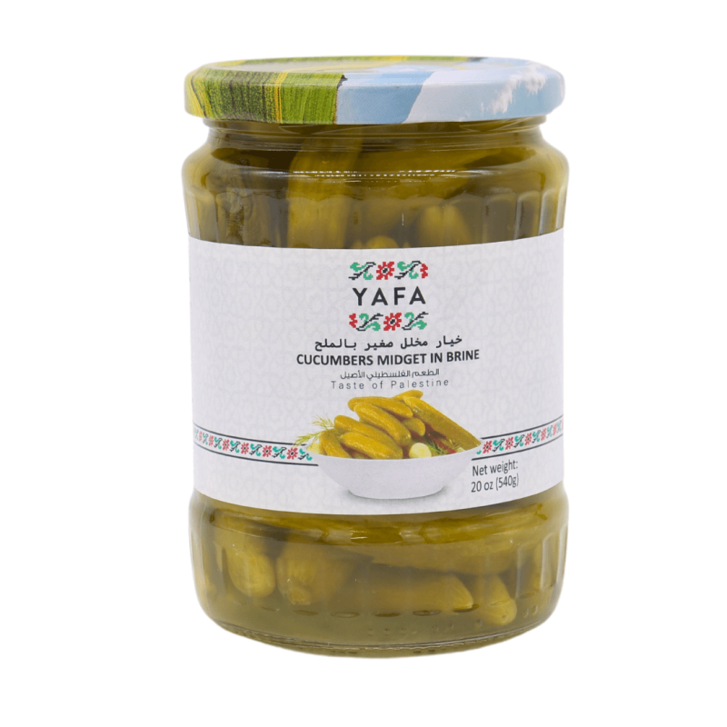 Yafa Cucumbers Midget in Brine 540g | stg-albazaarmarket-staging.kinsta.cloud