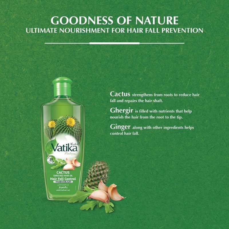 Vatika Cactus Hair Fall Control Hair Cream 200ml | Albazaar Market
