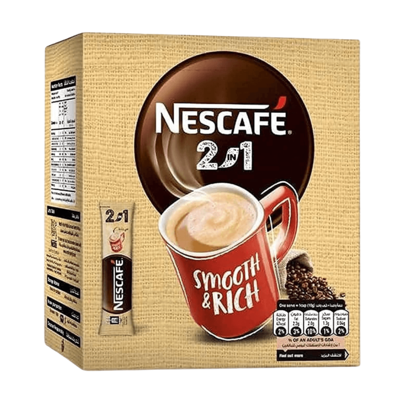 Nescafé 2-in-1 Sugar-Free Instant Coffee Sticks (24 Pack) | AlbazaarMarket.com